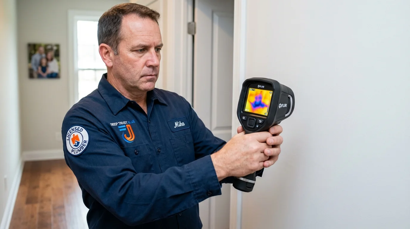 Thermal imaging leak detection by Johns Plumbing LLC in Vega Baja